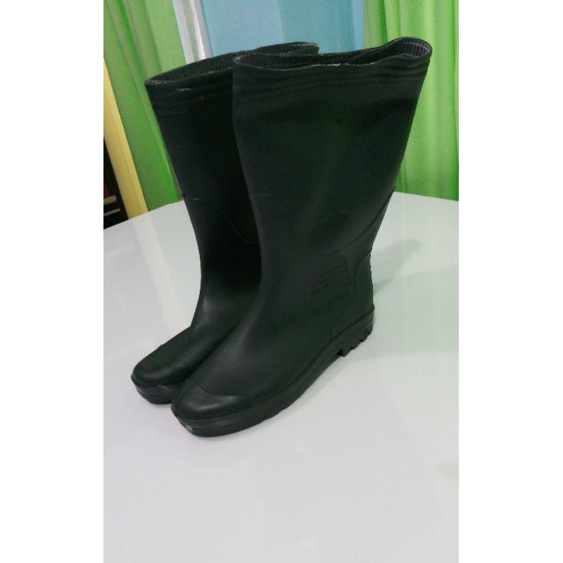 SEPATU BOOT KARET BOT FORLI FORLY TINGGI PROYEK BANJIR COR KEBUN/ TAHAN MINYAK