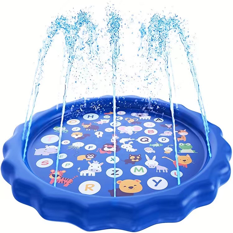 KOLAM MAINAN MANDI ANAK MATRAS AIR MANCUR - SEMPROT AIR MANCUR - SPLASH PLAY - BD