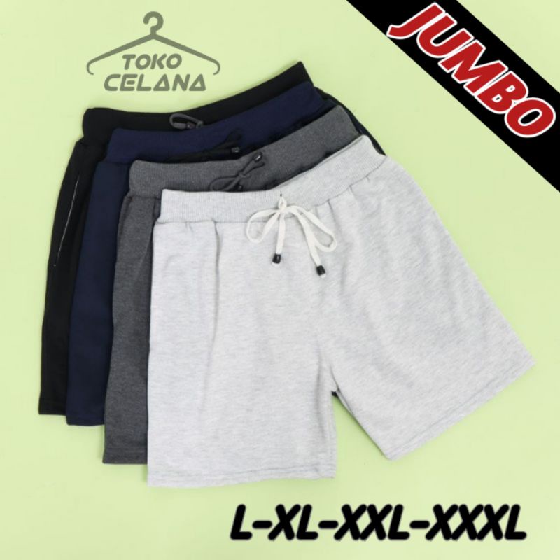 Celana Pendek Jogger JUMBO XXL/XXXL | Celana Pendek Jogger Pria