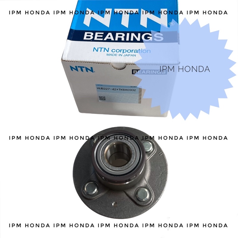 HUB 227-42 / HUB 490-8 NTN / Unifar / HZF Wheel Hub Bearing Lahar Laher Roda Belakang  Honda Jazz S RS GE8 City GM2 2009 2010 2011 2012 2013 Mobilio 2014-2021 Freed 2009-2015