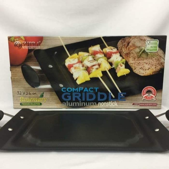 Alat Panggang BBQ Grill Pan SUPRA COMPACT GRIDDLE PANGGANGAN Baby Grill Supra BBQ Bakar Sate Kambing