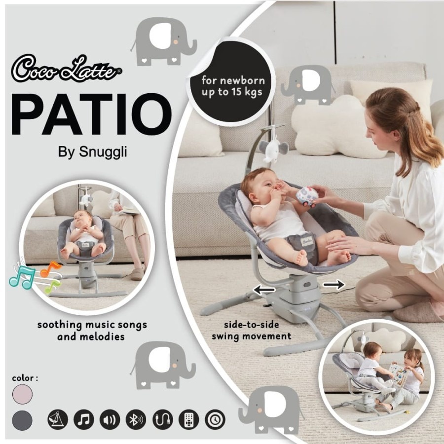 Cocolatte Patio By Snuggli Baby Swing