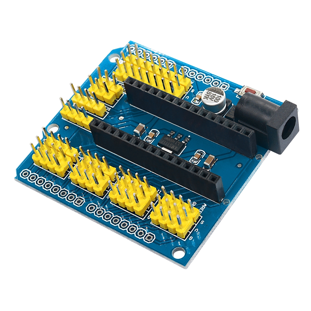 〖Factory Supplier/COD〗Board Expansion Board Sensor Shield Nano I / O Untuk Arduino R1 Nano 3.0