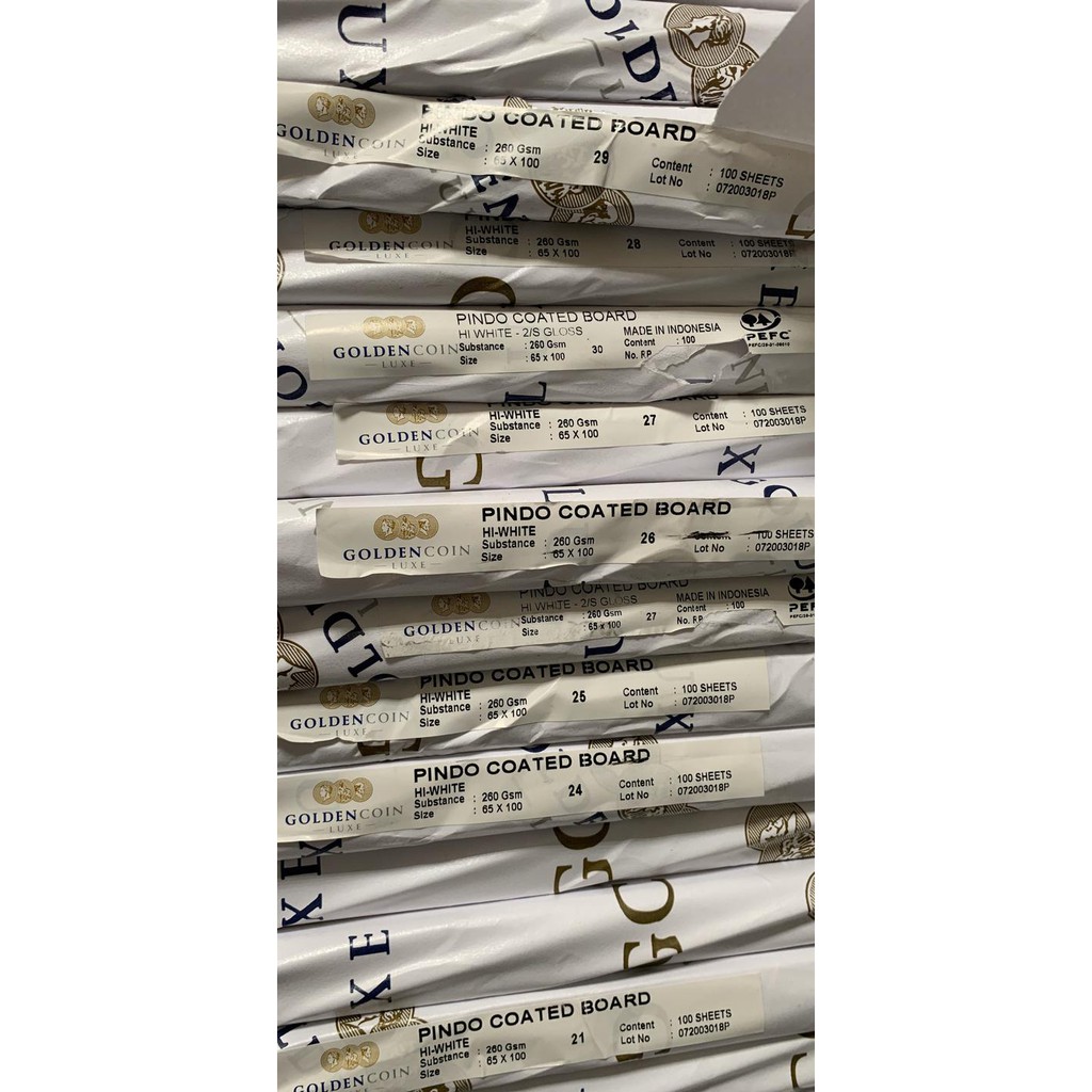 

New Best Seller Kertas Hvs / Art Carton / Art Paper 260 Gsm Ukuran A3/A3+ Isi 50 Lembar - A3