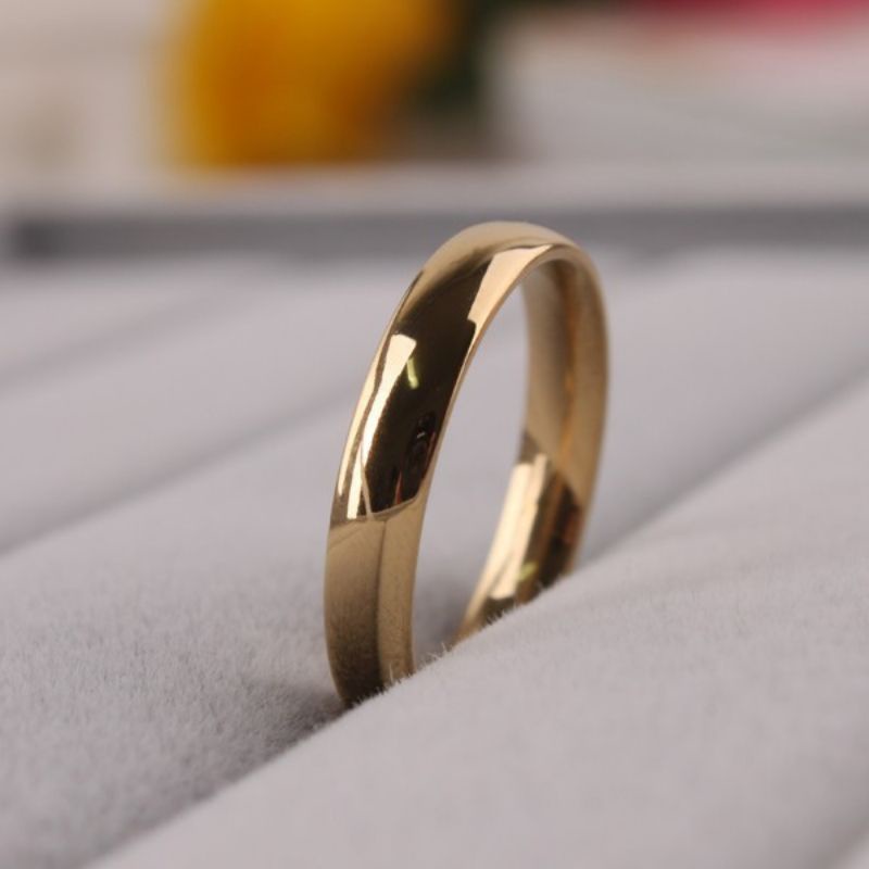 CINCIN TITANIUM COUPLE GOLD RING