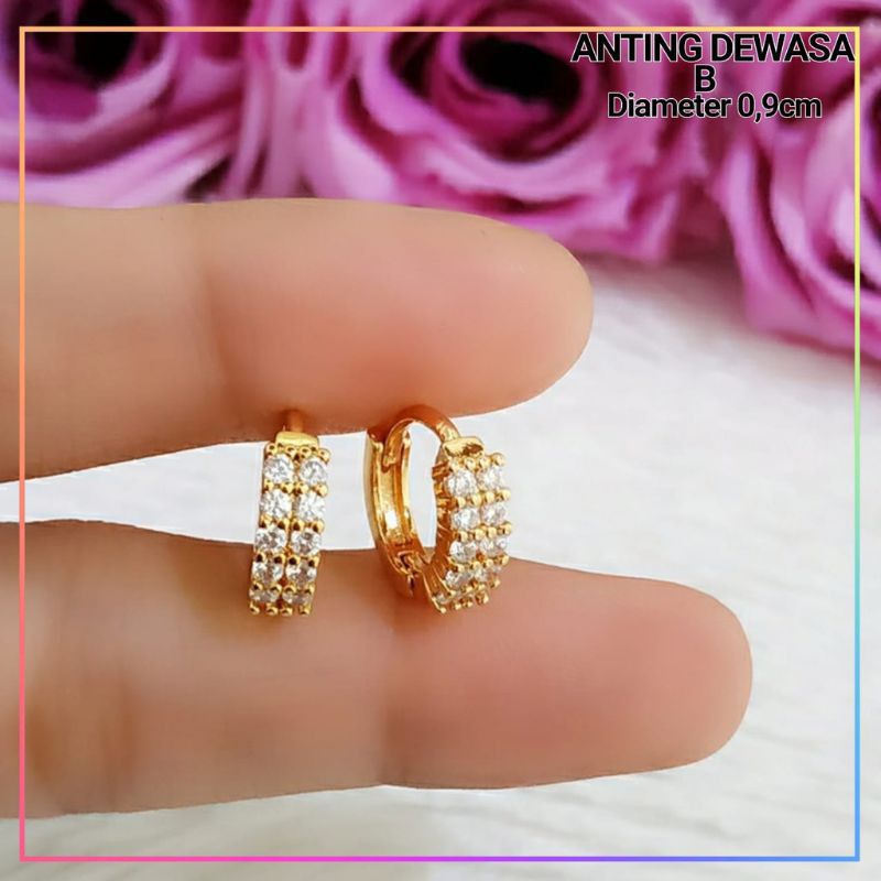 ANTING cetik anting wanita anting xuping anting yxy anting anti karat tidak luntur