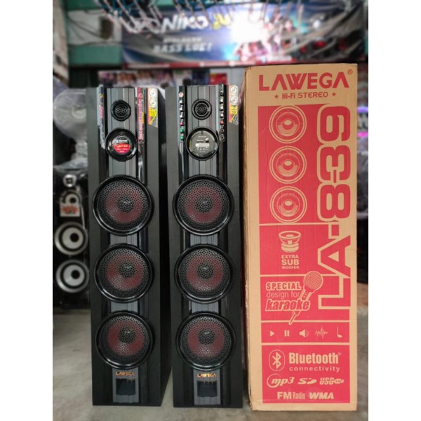 Speaker Aktif Bluetooth LAWEGA LA-839 Karaoke