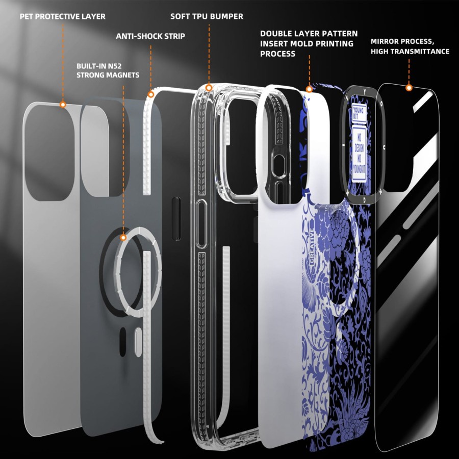 Youngkit porcelain series Case Iphone 14 Pro Max / Iphone 14 Plus 14