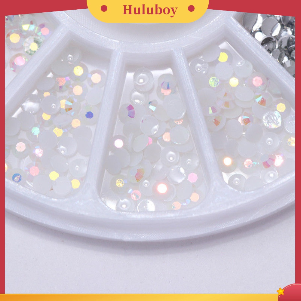 Huluboy Huluboy♡ Berlian Imitasi 3D Bahan Resin Untuk Dekorasi Nail Art