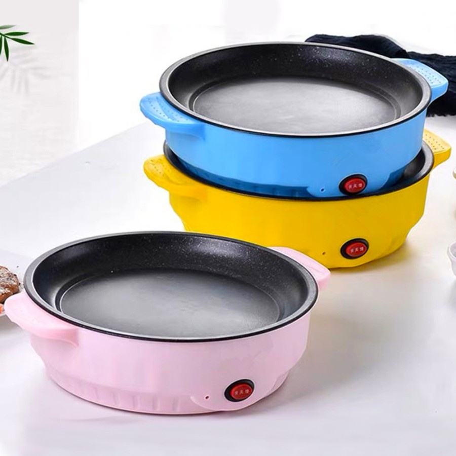 Korean pan fried 22cm listrik - wajan penggorengan elektrik