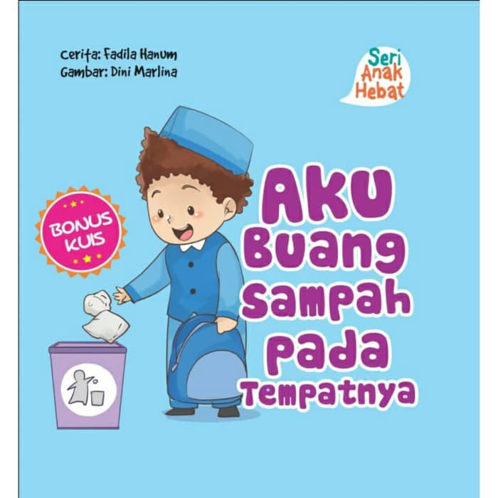 17+ Gambar Kartun Anak Muslim Buang Sampah Pada Tempatnya Gambar