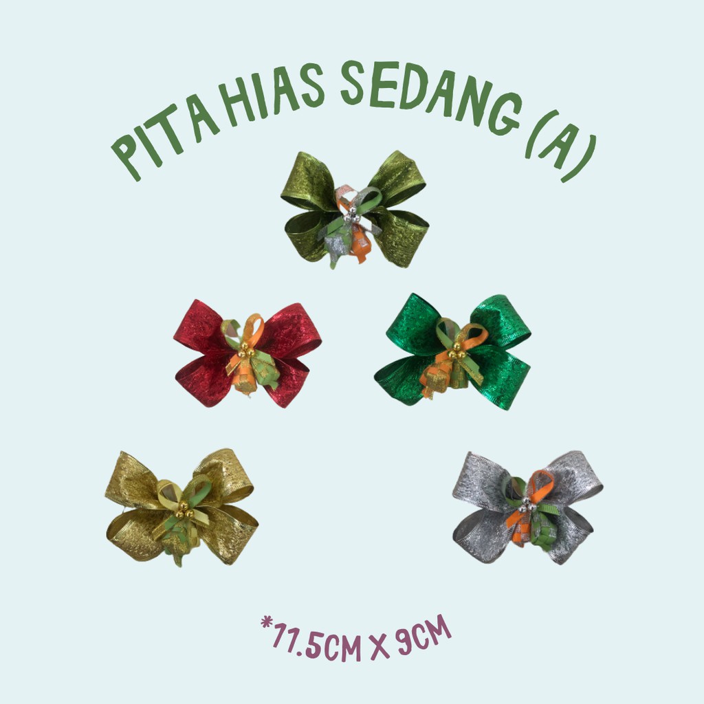 

Pita Hias Lebaran Idul Fitri dengan Ketupat Mini untuk Hampers dan Parcel