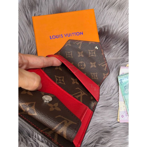 fashion dompet lipat LV LOU MARIE WALLET free box,dompet lipat LV epi leather