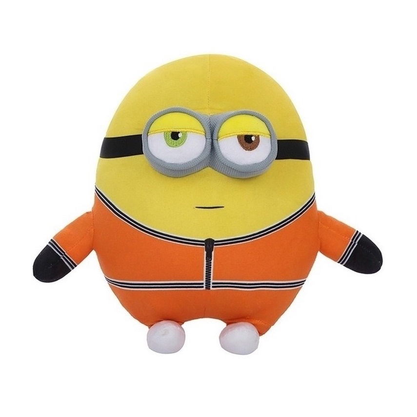 Hot sale! Aksesoris Fashion: Kacamata HitamMainan Boneka Minions Despicable Me 35cm Bahan Plush Untuk Hadiah Natal / Ulang Tahun Anak