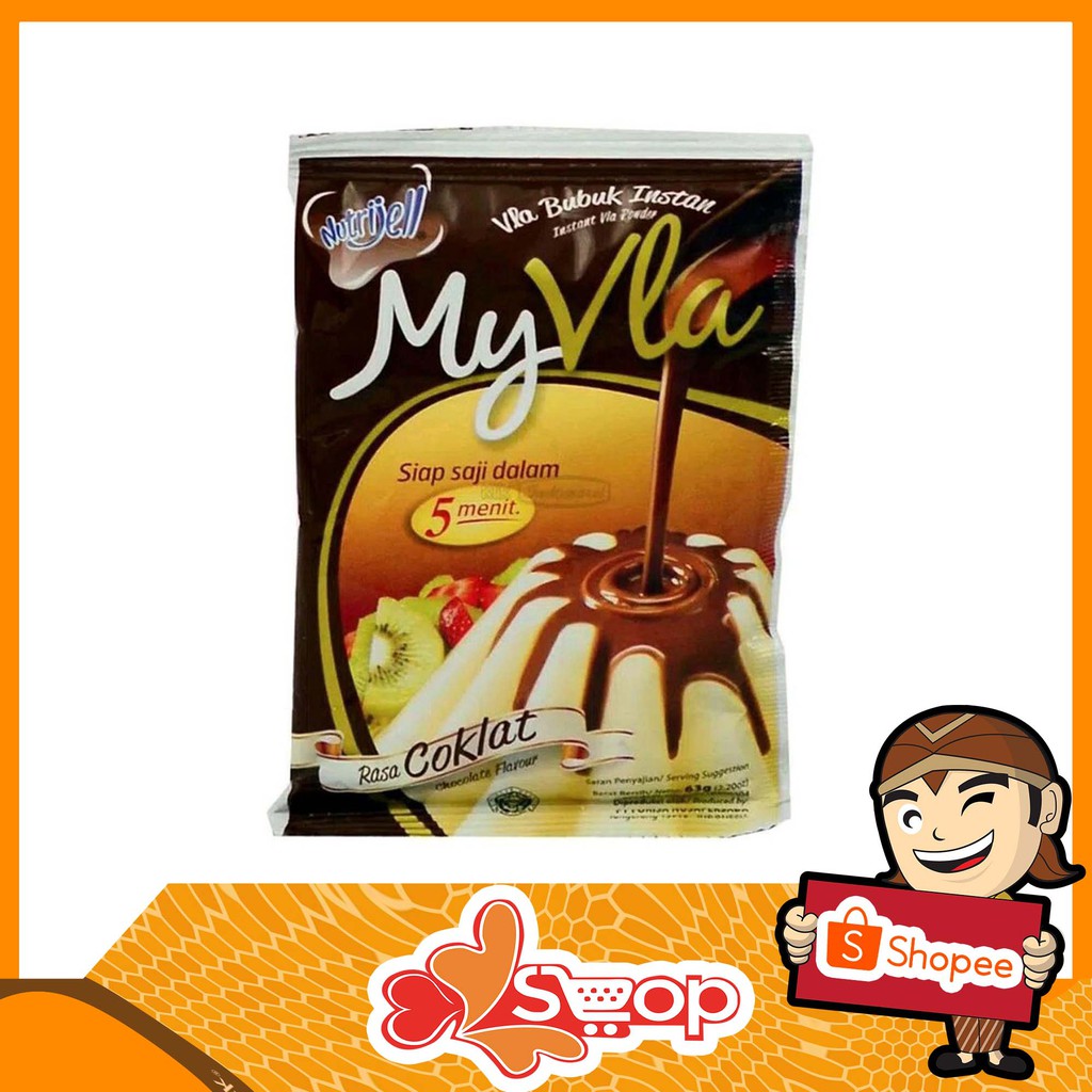NUTRIJEL MY FLA INSTAN 63GR COKLAT