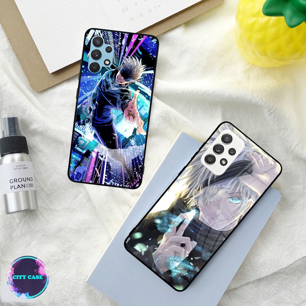 [SM15] Case Glossy Samsung A10 A10S A01 A02 A02S A03 A03S A52 A52S ANIME JUJUTSU KAISEN SATORU GOJO