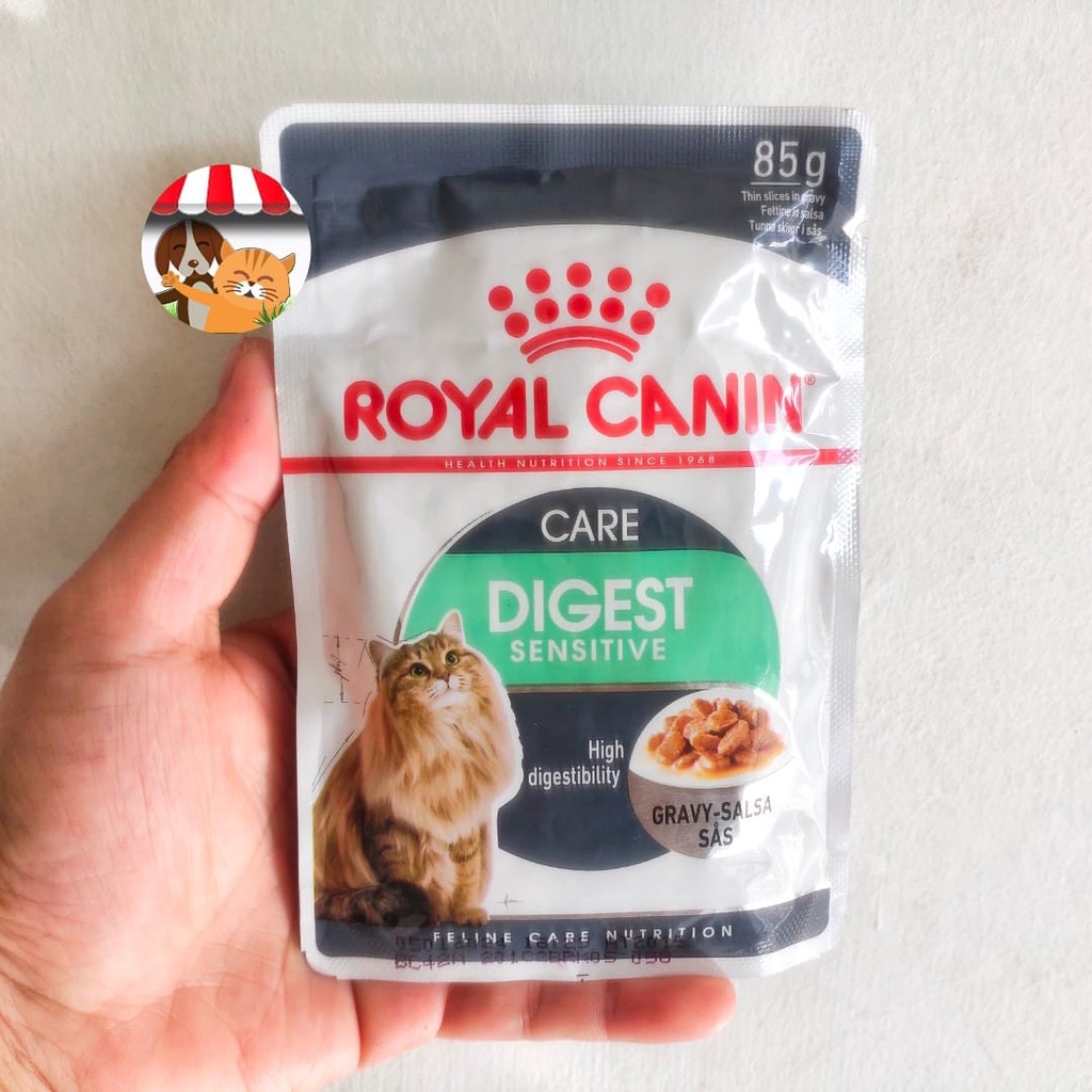 Royal Canin Digestive Care in gravy Pouch 85gr - Makanan Kucing