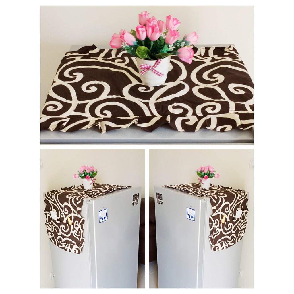 Taplak Kulkas Bahan Katun Aneka Motif