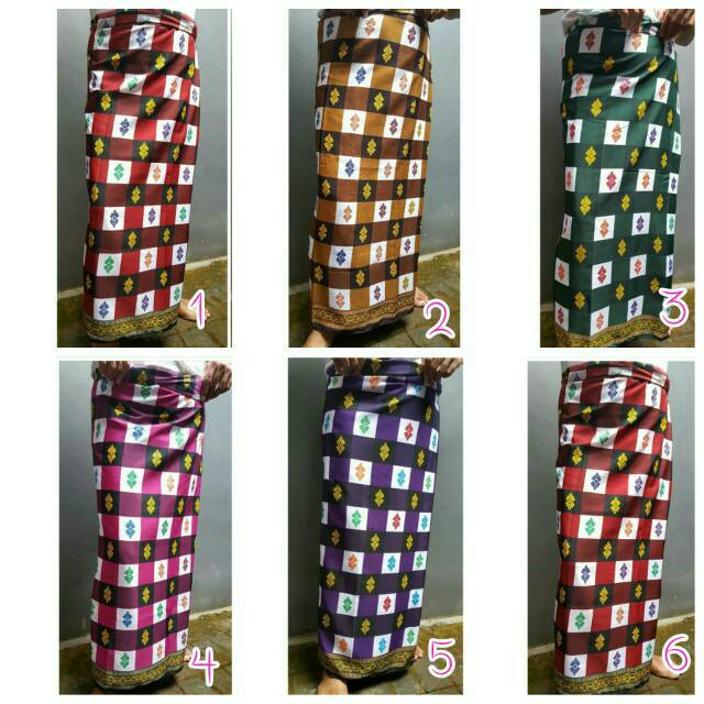 Sarung kotak MOTIF khas bali /sarung catur motif bali