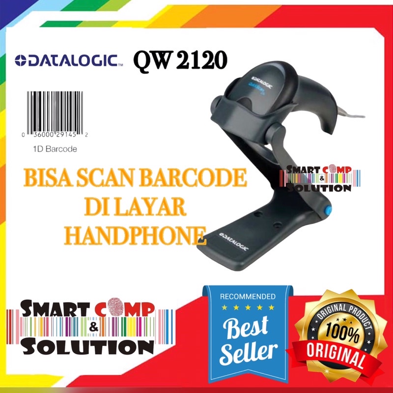 SCANNER BARCODE DATALOGIC IMAGER LASER QW2120 / QW2520 / HD3130