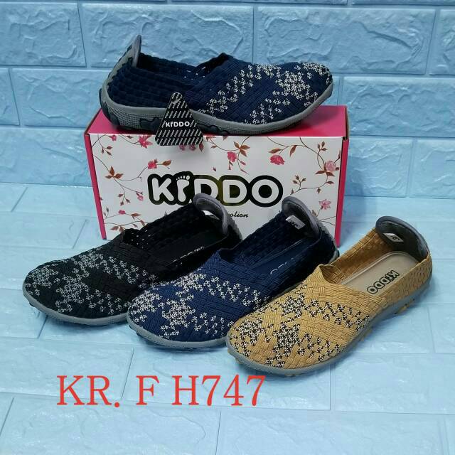 Sepatu Rajut KIDDO F747 Flat ORIGINAL