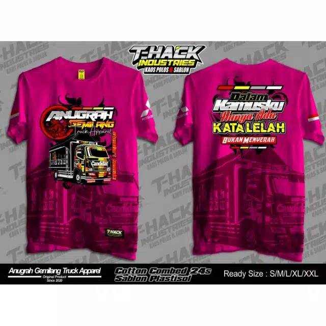 Kaos truck ori berkualitas milineal anugrah gemilang kaos
