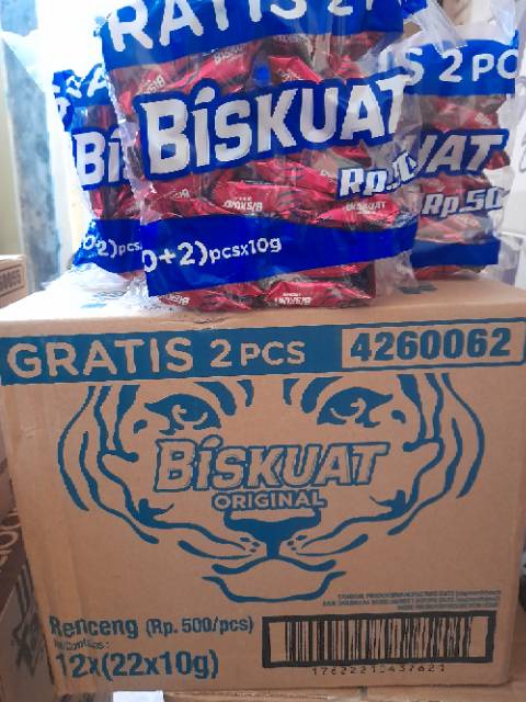 Biskuat Original renteng isi 20 pcs