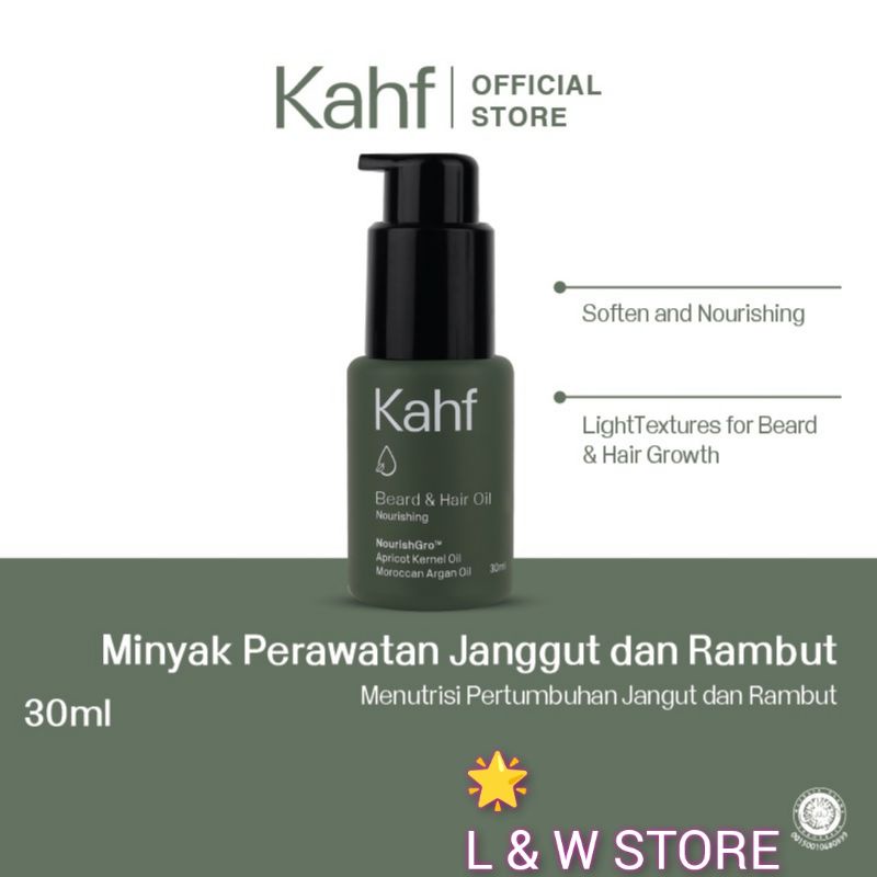 Kahf Nourishing Beard &amp; Hair Oil 30ml