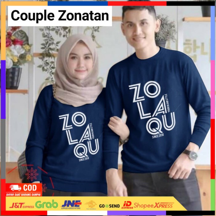 Baju Kaos Couple (DAPAT 2 BAJU) - Baju Kapel - Baju Copel - Baju Capel - Baju Caple - Baju Pasangan