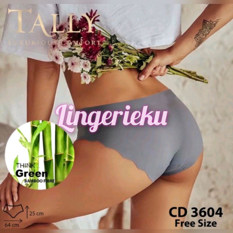 Tally 3604 CD Celana Dalam Wanita Katun Bamboo Warna Pastel
