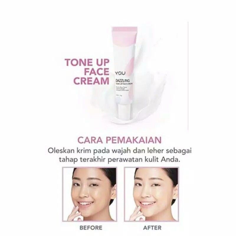 YOU DAZZLING TONE UP FACE CREAM 20gr