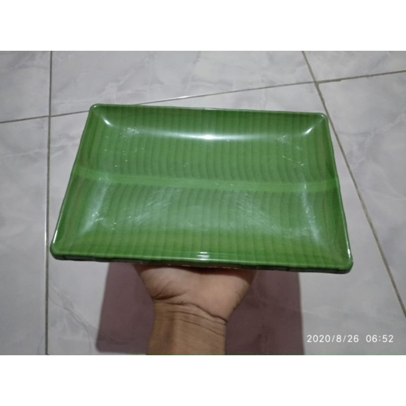 Piring Sushi Piring Oriental Onyx 1485 Piring Melamine Segi Kotak Panjang