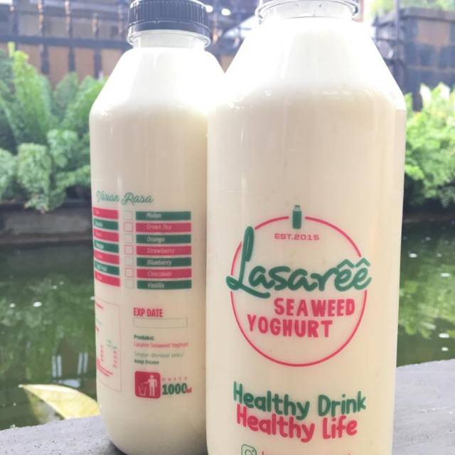

Yoghurt Rumput Laut 500 mL / Homemade Yoghurt / Homemade Yogurt