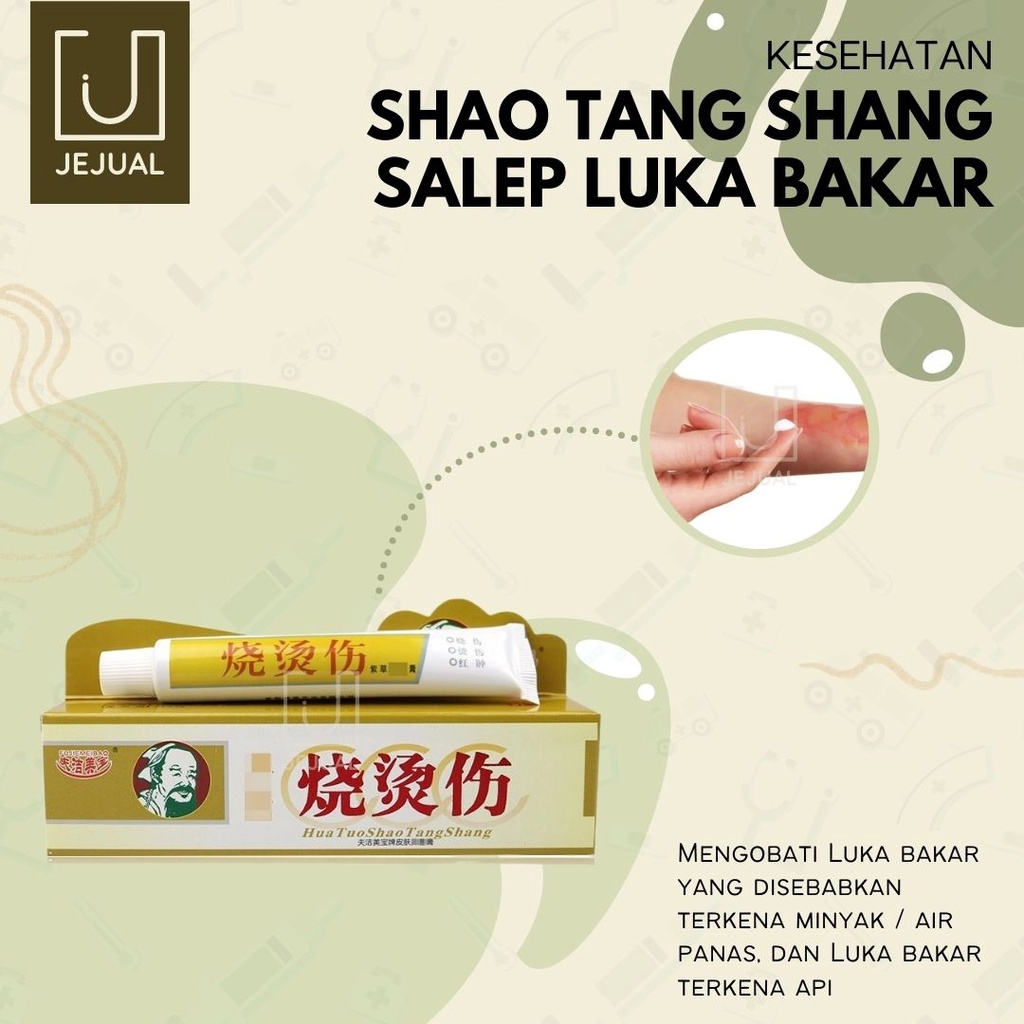 SHAO TANG SHANG Salep LUKA BAKAR Cream/Krim Kuatuo Penghilang Bekas Obat Herbal China/Cina