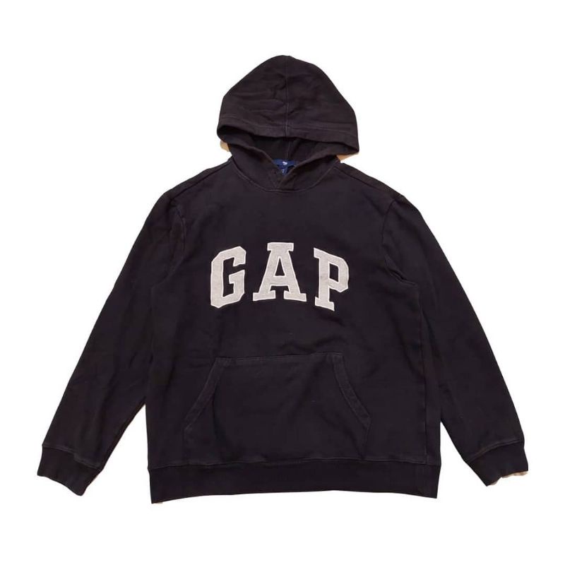 Hoodie GAP Hitam Second Original Preloved