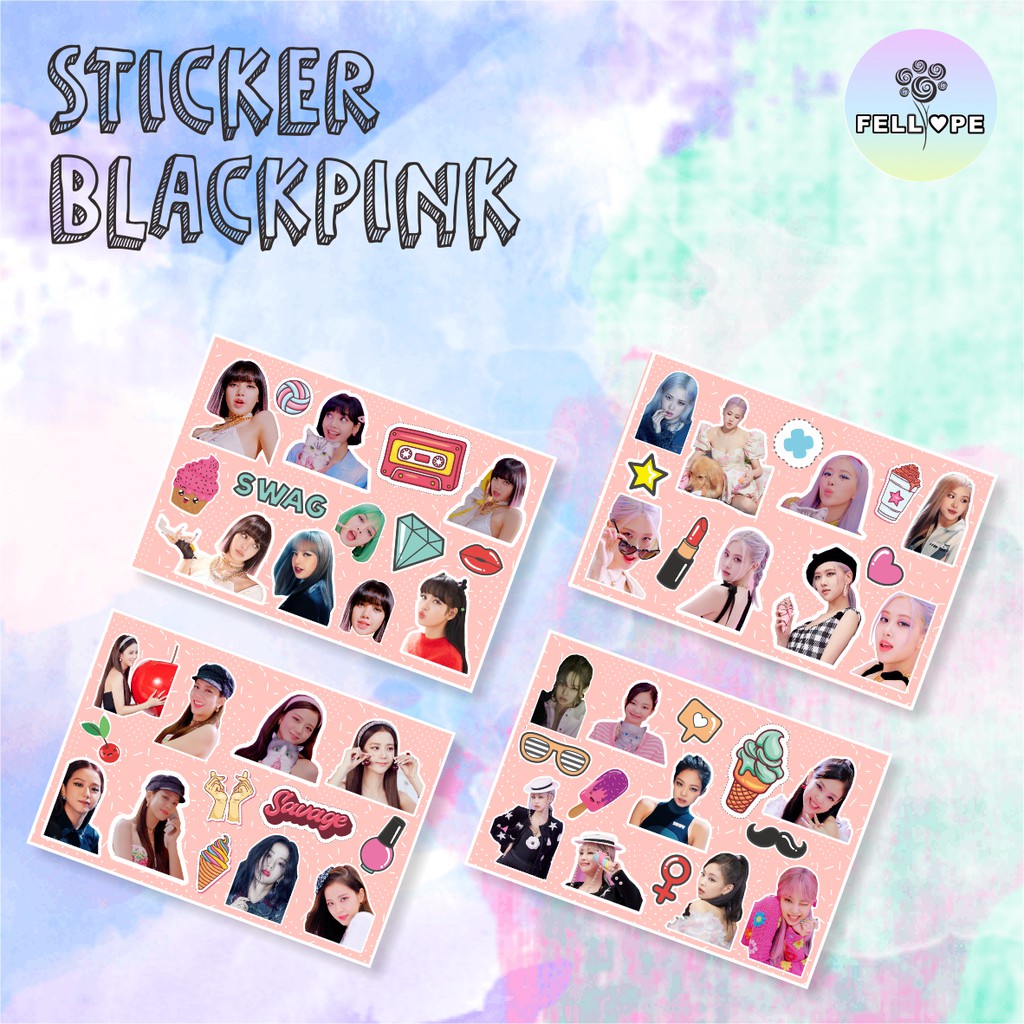 

STICKER KPOP MEMBER BLACKPINK FULL COLOUR [READY STOCK]