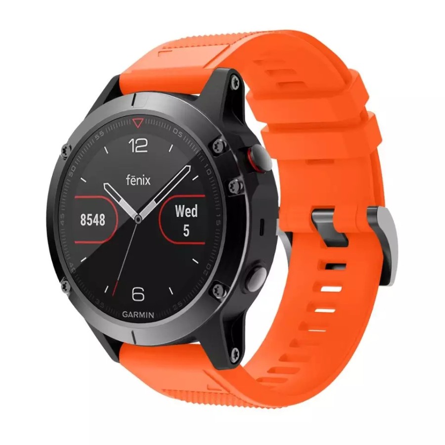 STRAP TALI JAM TANGAN SILIKON RUBBER GARMIN WATCH FENIX 5 6 INSTINCT