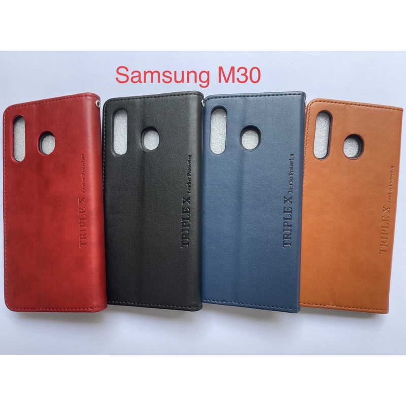 Leather Wallet Flip New Samsung M30