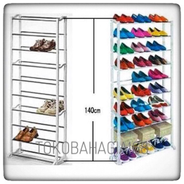 Amazing Shoes Rack 10 Tingkat Shopee Indonesia