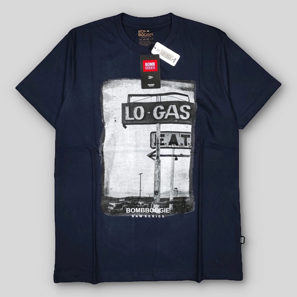 KAOS DISTRO SURFING BOMBBOOGIE FULL KATUN COMBAD 24S TEBAL BAJU KAOS BOMBOGIE PRIA ORIGINAL