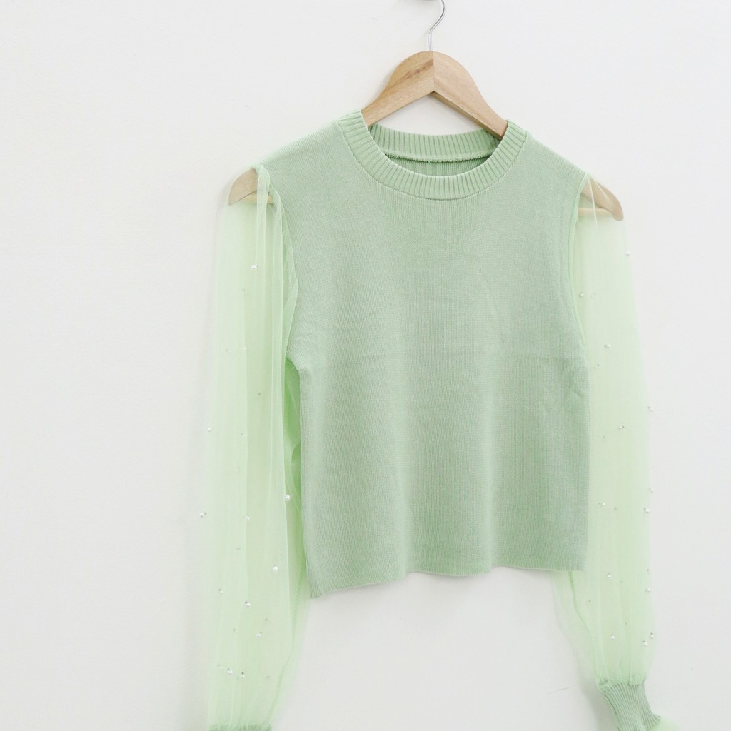 Elwina knit top blouse -Thejanclothes