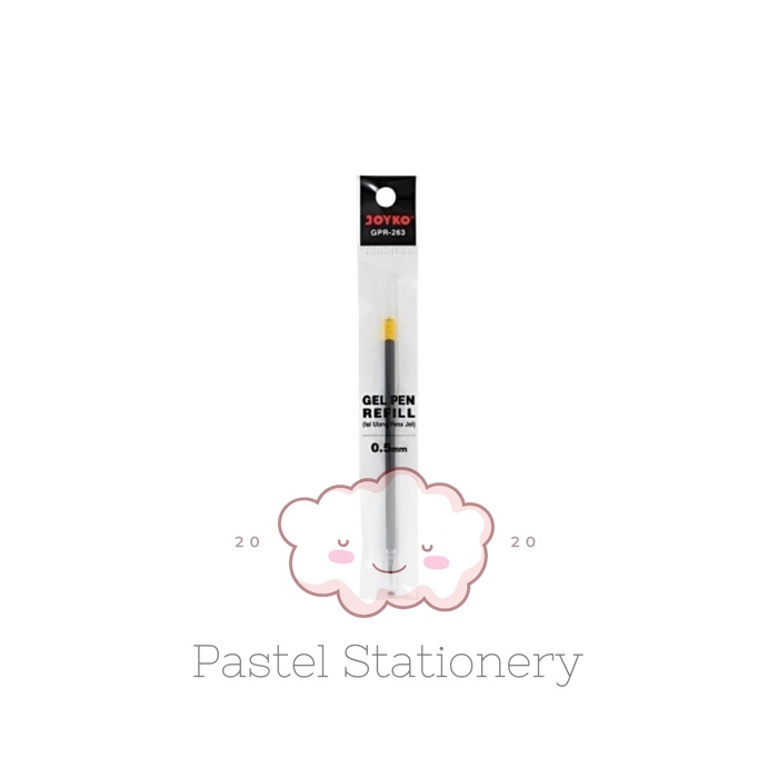 

Refill Pulpen Gel Joyko GPR-263 0.5mm - Isi Bolpen Pena Hitam 0,5 mm