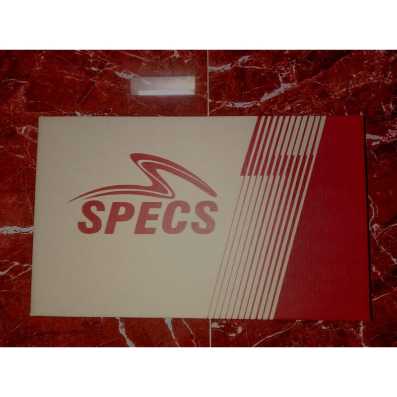 sepatu bola rumput SPECS biru hitam polos toska full black putih full white dewasa murah-Innerbox