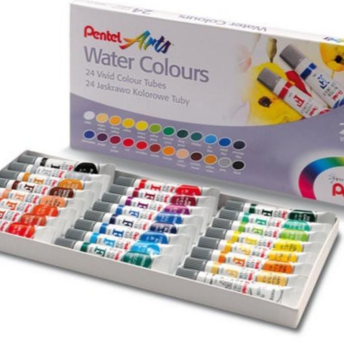 

Pentel Arts 24 Water Colours / Cat Air 24 Warna Wfrs-24