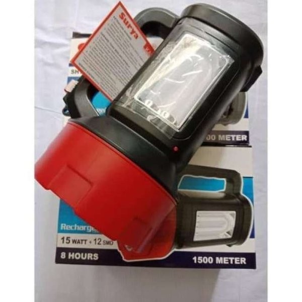 Senter Led Murah/Lampu Emergency SHT 15W 12Led Super Terang  Bisa di Cas