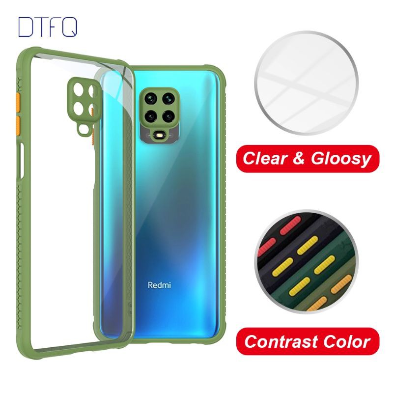 Ume Miqilin Soft Case Transparan Clear Redmi Note 9 Pro - Case Colour No Matte Dove Redmi Note 9pro