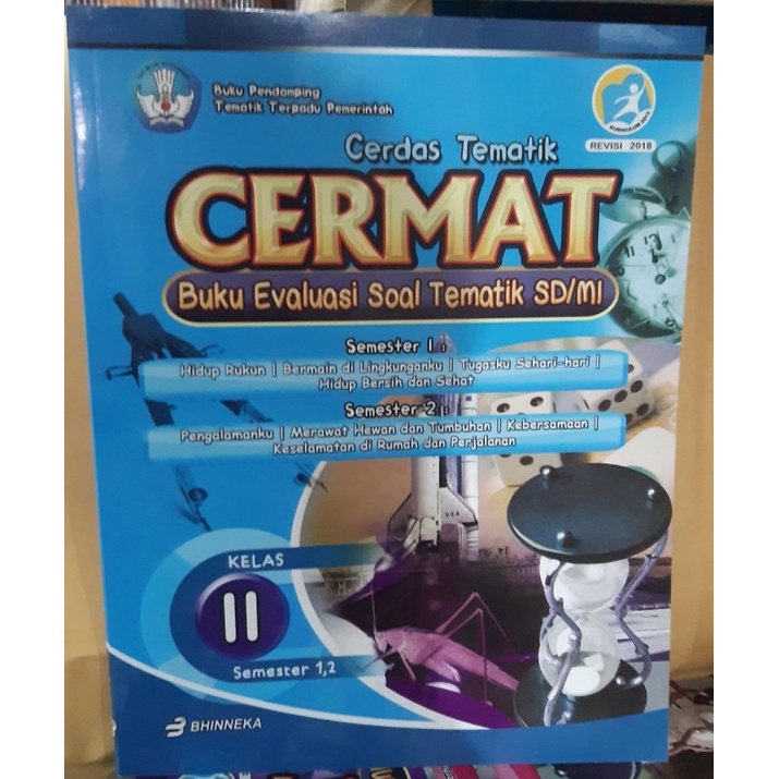Cermat Buku Evaluasi Soal Tematik SD Kelas II Semester 1 & 2 Ismoyo -original