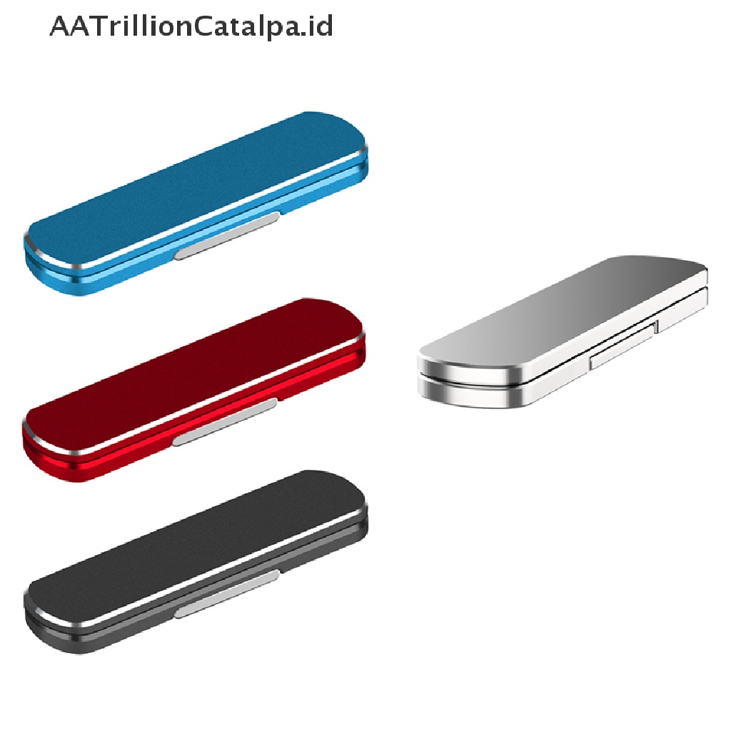 Aatrillioncatalpa 360 Derajat° Stand Holder Lipat Mini Invisible Bahan Aluminum Alloy Untuk Handphone