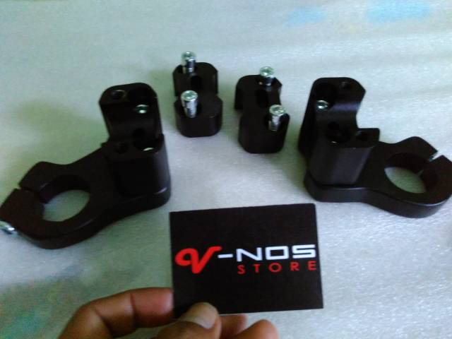 Raiser Stang cross bar / fatbar + Breket Dudukan CBR facelift150 & k45 a Lokal & k45 Thailand PNP