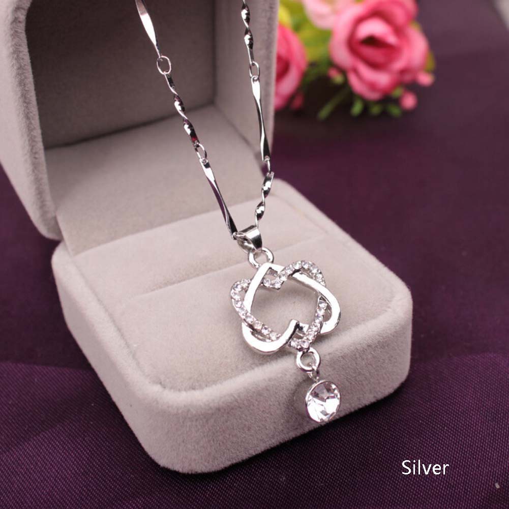 Kalung Maret New Pendant Necklace untuk Wanita PN19 Rose Emas